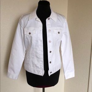 NEW Old Navy White Jean Jacket